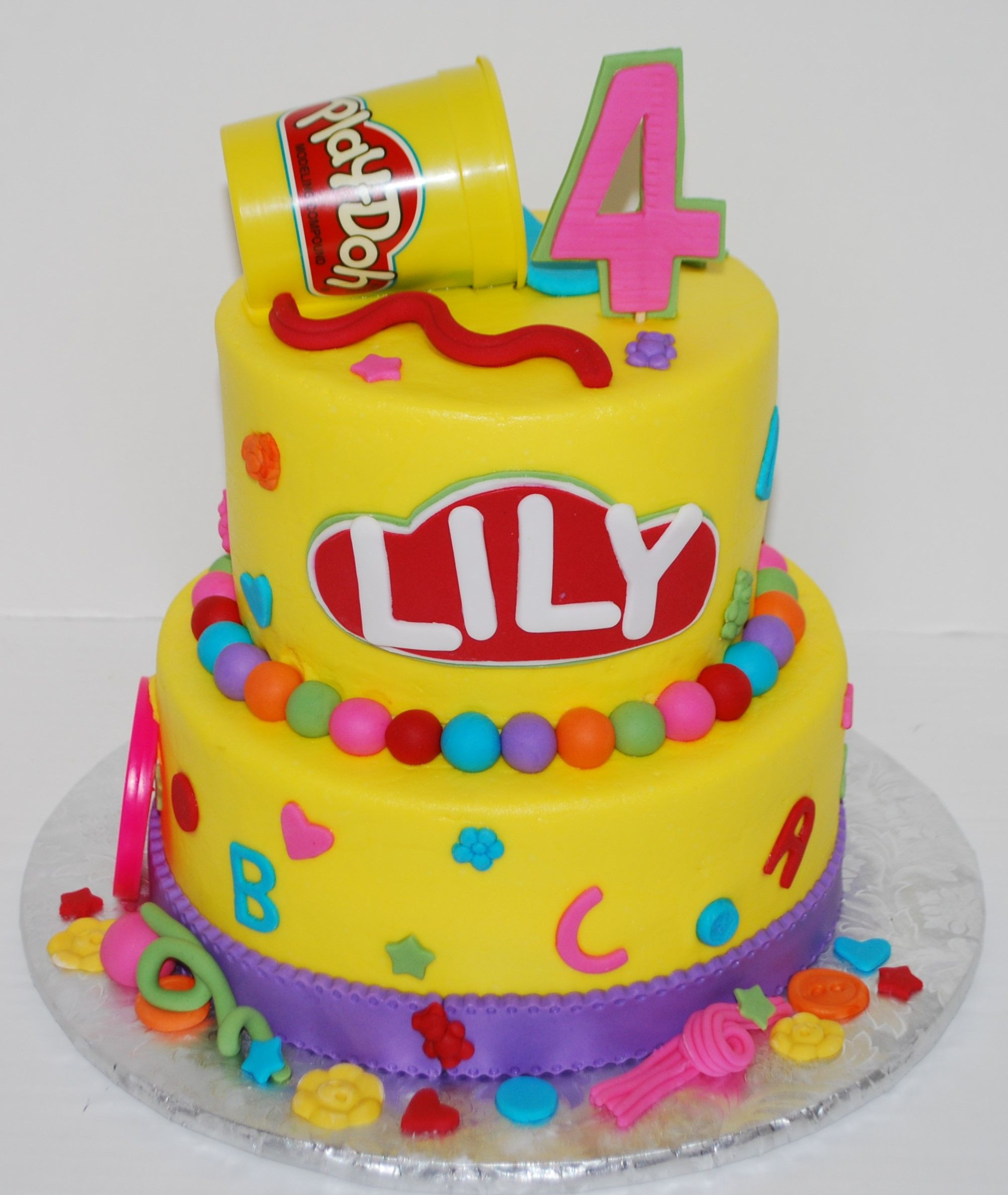Play Doh Birthday Cake
 Play Doh Theme Birthday Cake