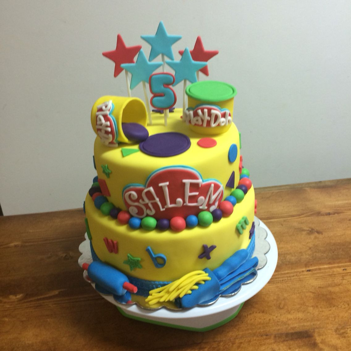 Play Doh Birthday Cake
 Play Doh cake My Cake Creations Pinterest
