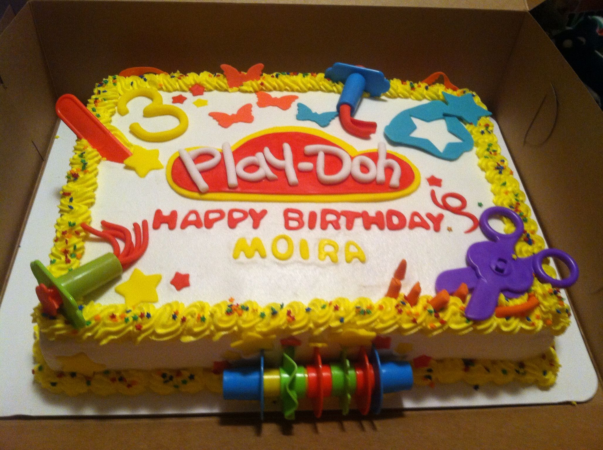 Play Doh Birthday Cake
 Play doh cake … With images