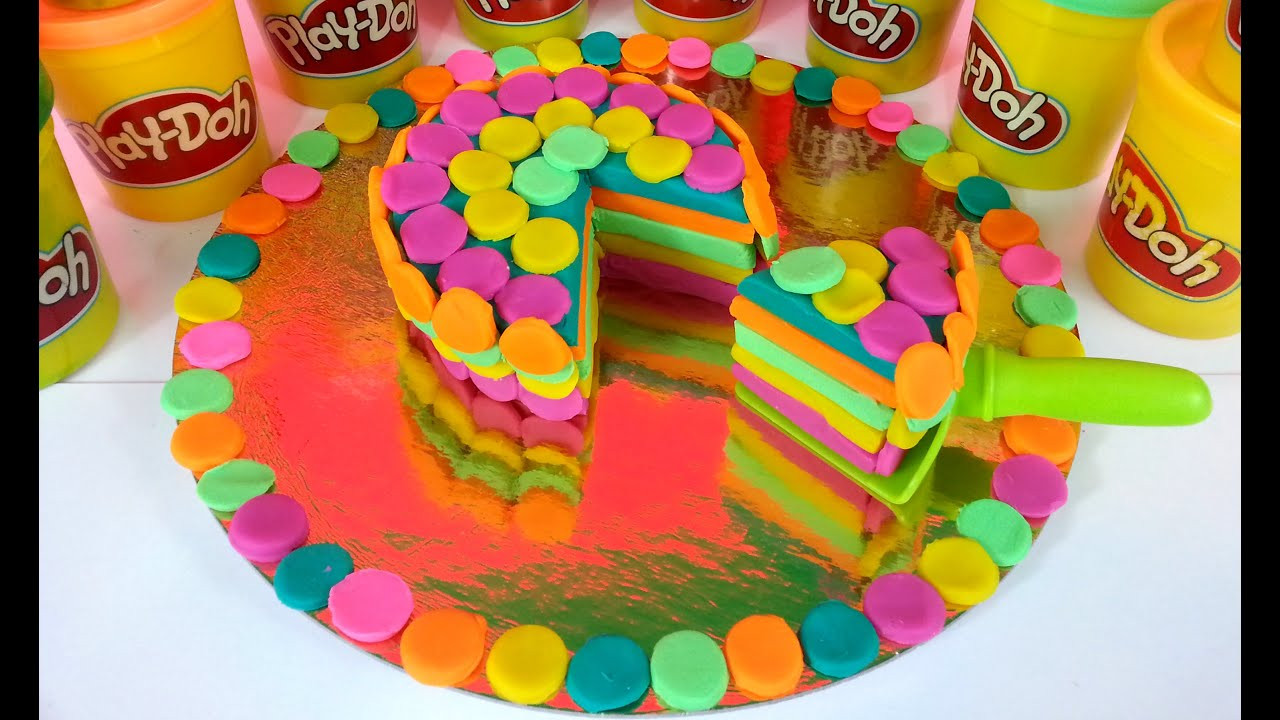 Play Doh Birthday Cake
 Play Doh Birthday Cake Party Dessert Playdough