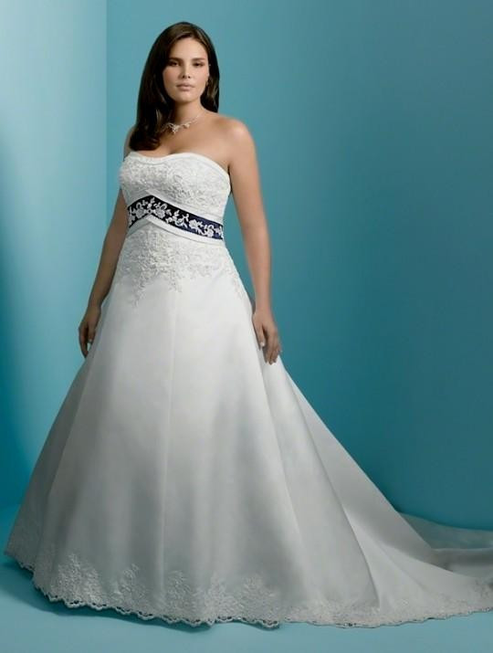 Plus Size Wedding Dresses With Color
 plus size wedding dresses with color accents looks