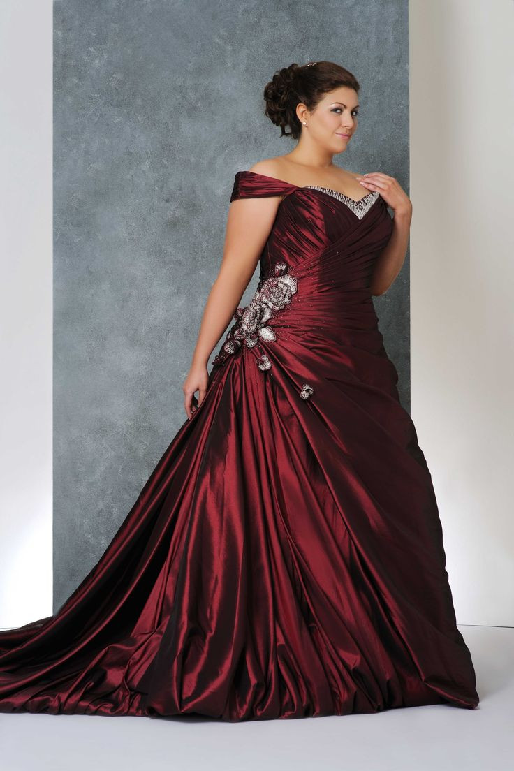 Plus Size Wedding Dresses With Color
 Plus size wedding gowns with color curvyoutfits