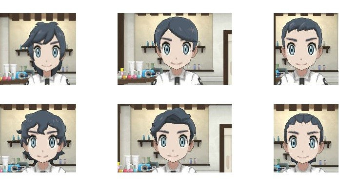 Pokemon Moon Hairstyles Male
 o personalizar a aparência do seu treinador em Pokémon