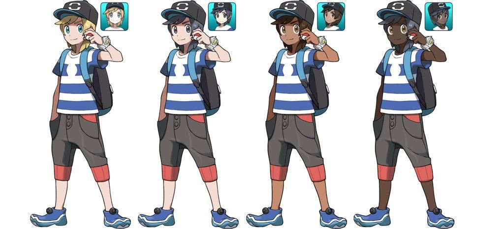 Pokemon Moon Hairstyles Male
 Gen 7 Trainer Customization Everything We Know