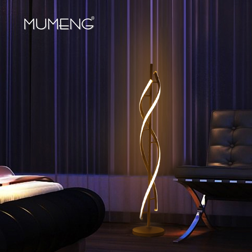 Pole Lamps For Living Room
 LED Spiral Floor Lamp 100 240V for Living Room Standing
