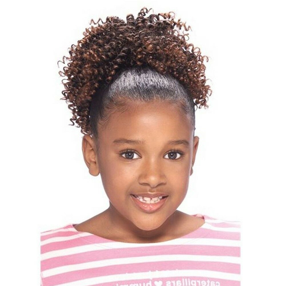 Ponytail Hairstyles For Kids
 Model Model Glance Kids Draw String Ponytail Curly Weave