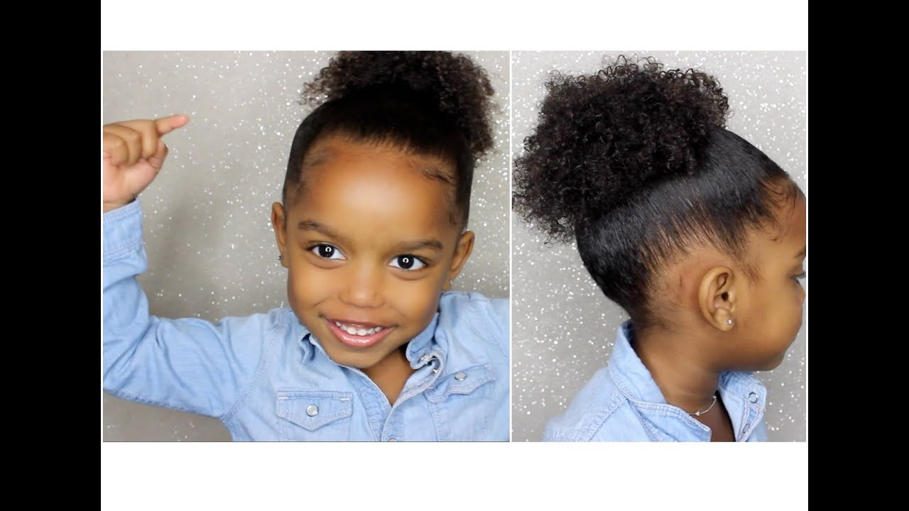 Ponytail Hairstyles For Kids
 How To Create Full Ponytail for Short Curly Hair for Kids