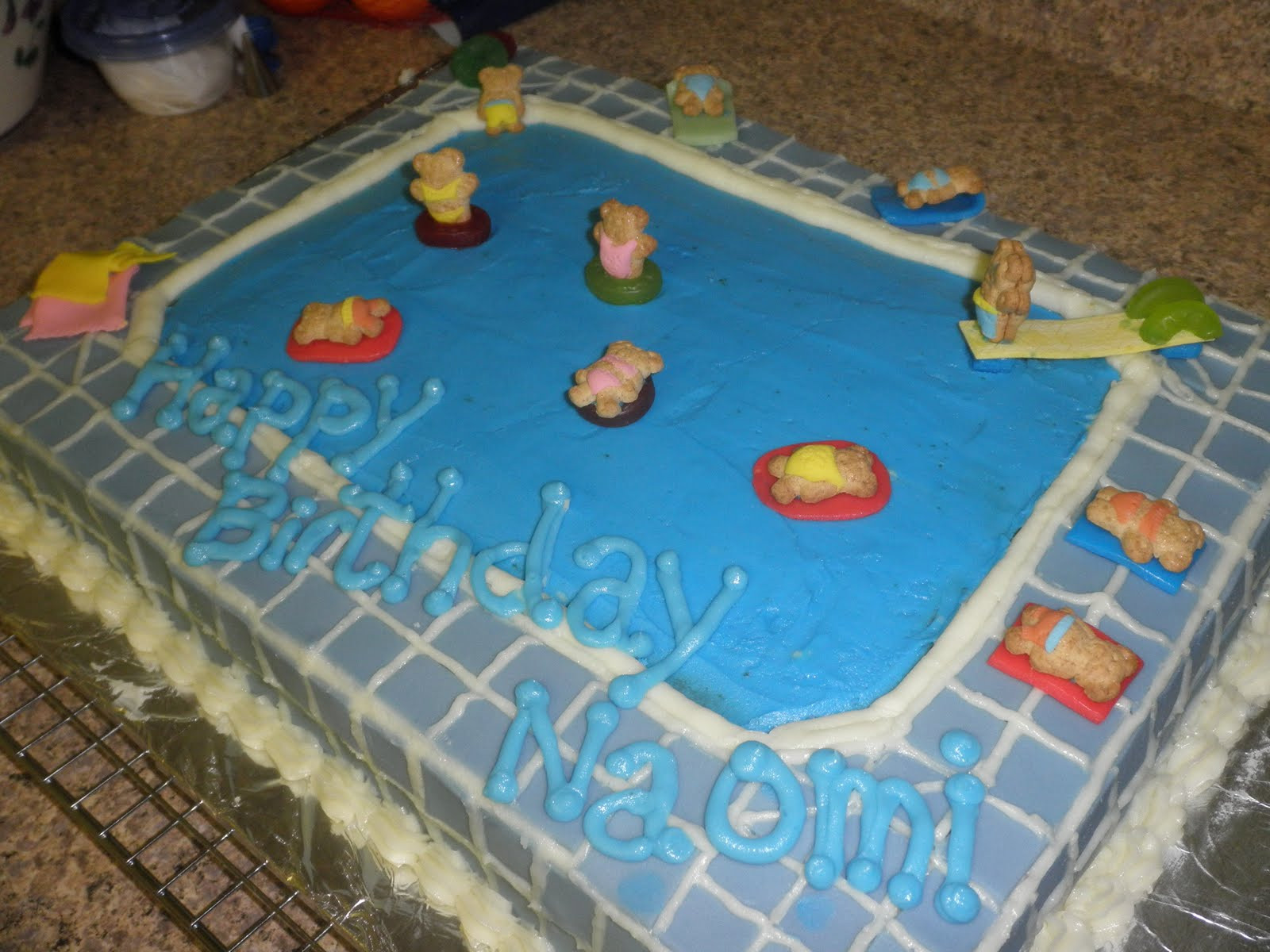 Pool Party Birthday Cakes
 Cakes By D Pool Party Birthday Cake