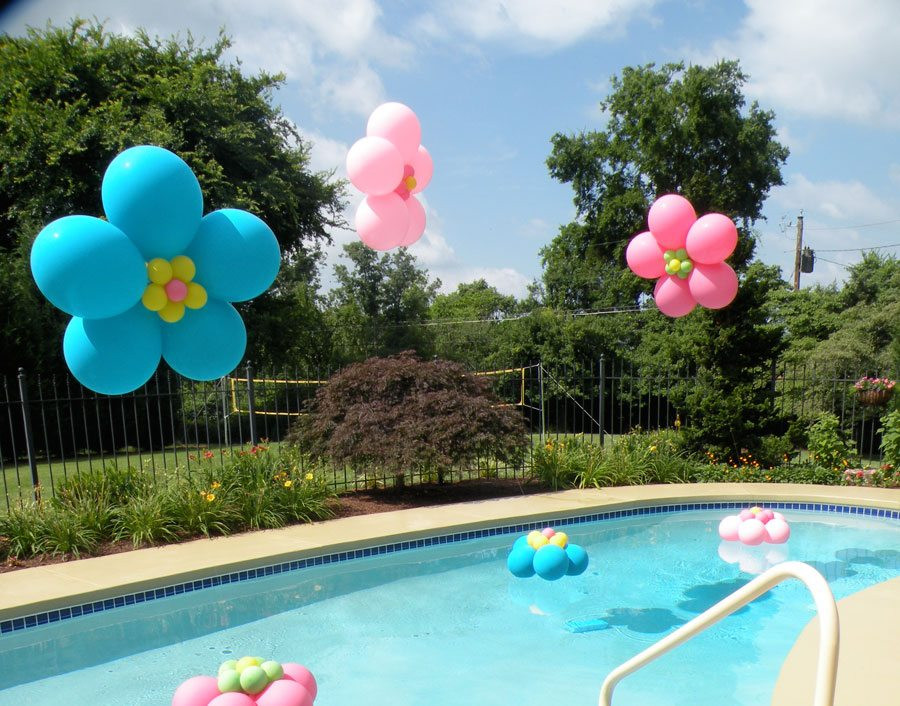 Pool Party Decoration Ideas
 Party Decor Knoxville Parties Balloons
