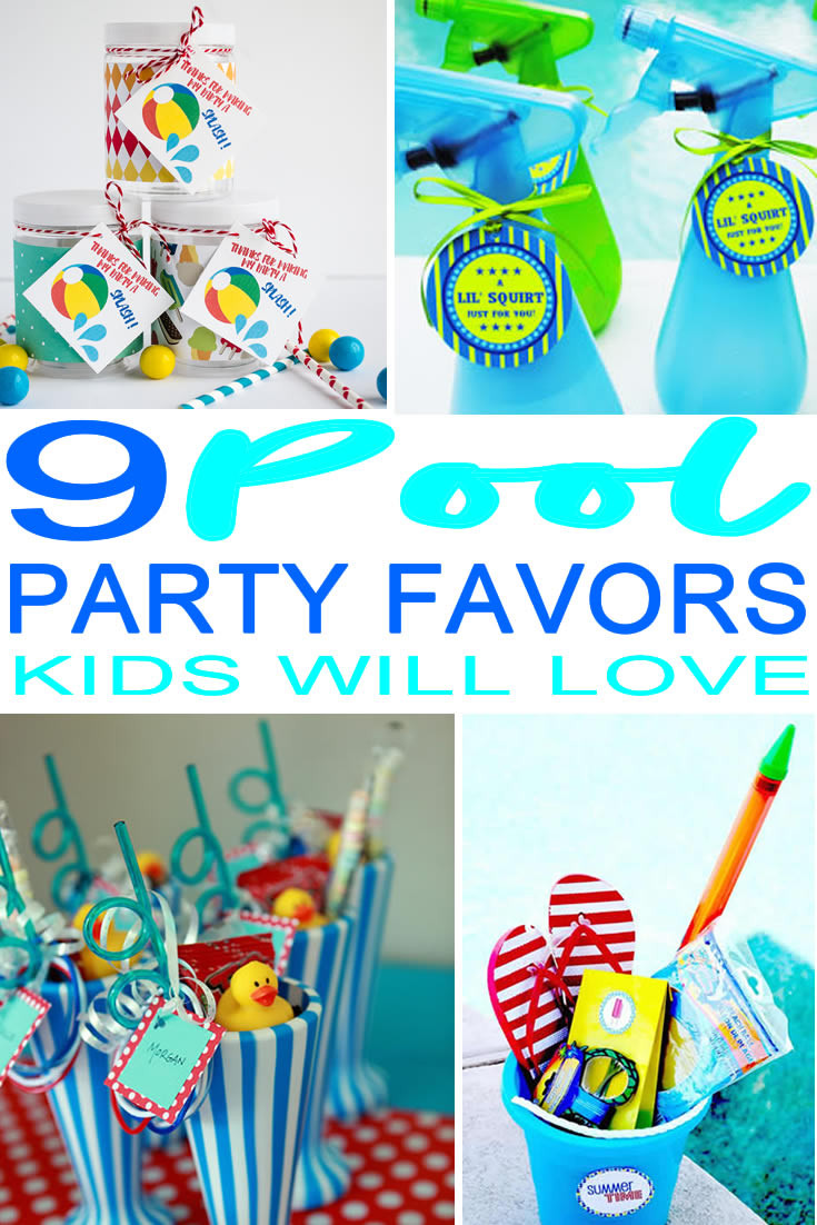 Pool Party Gift Bag Ideas
 9 pletely Awesome Pool Party Favor Ideas
