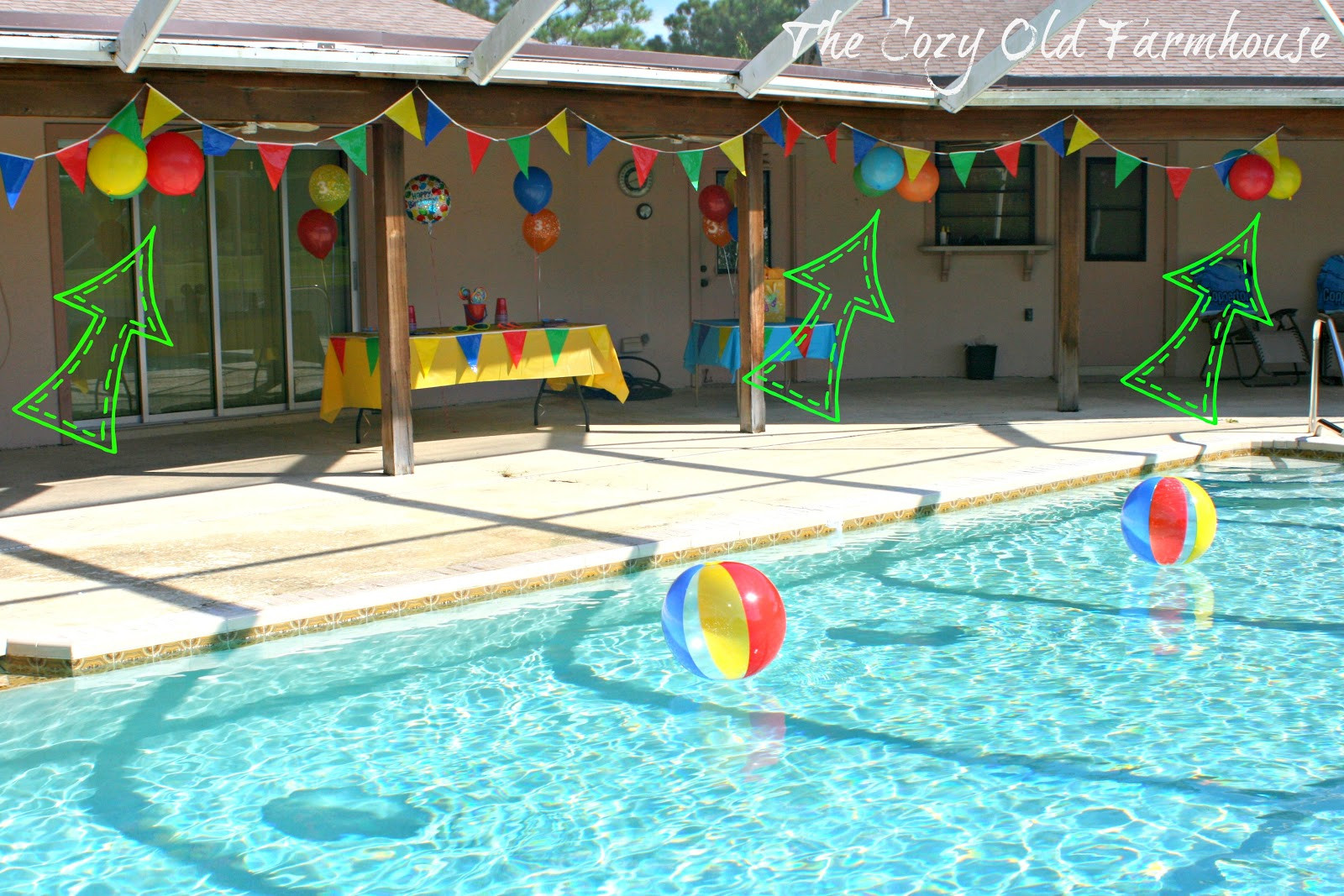 Pool Party Ideas For 2 Year Old
 The Cozy Old "Farmhouse" Simple and Bud Friendly Pool