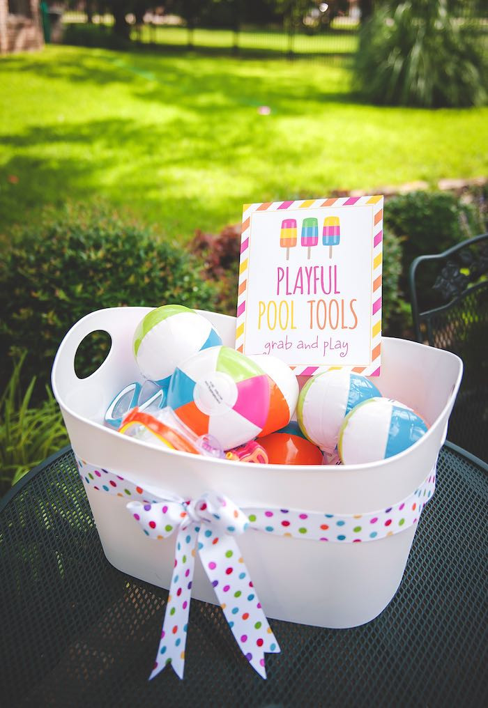 Pool Party Ideas For Birthdays
 Kara s Party Ideas Birthday Popsicle Pool Party