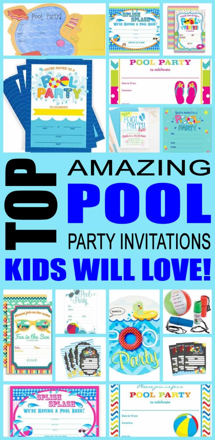 Pool Party Invitation Wording Ideas
 Pool Party Invitation Ideas