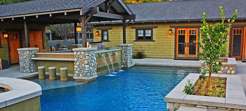 Pool With Outdoor Kitchen
 Gallery Pacific Outdoor Living