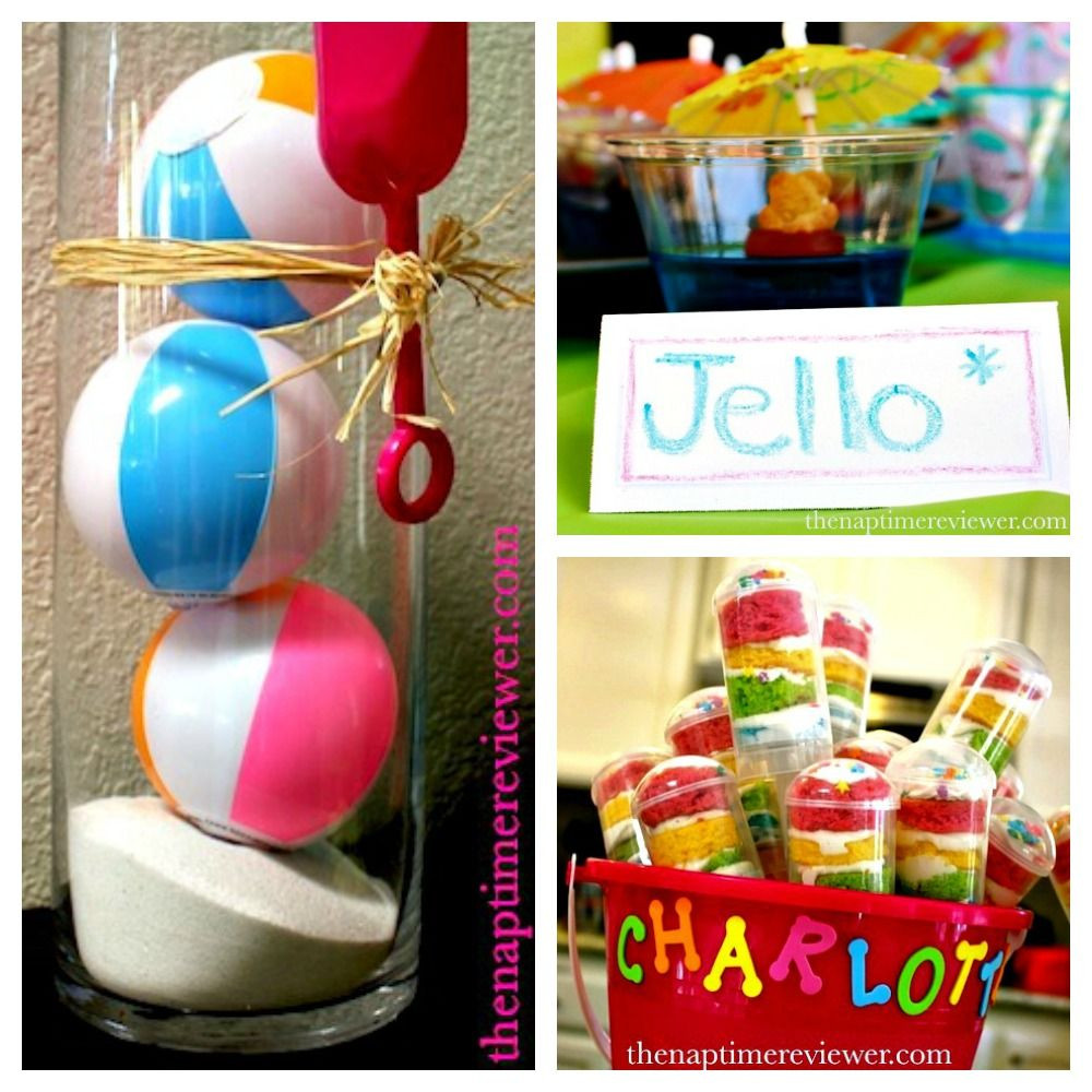 Poolside Party Decoration Ideas
 DIY Pool Party Ideas