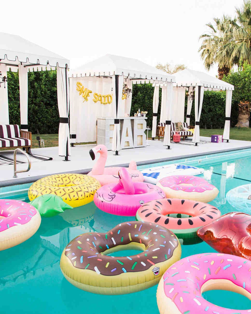 Poolside Party Decoration Ideas
 Creative Bachelorette Party Decoration Ideas