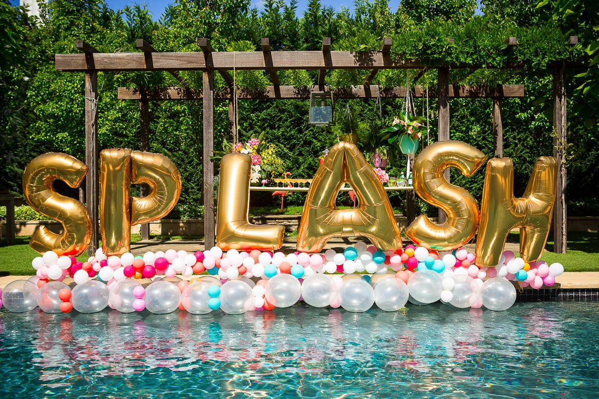 Poolside Party Decoration Ideas
 Bright Summer Pool Party