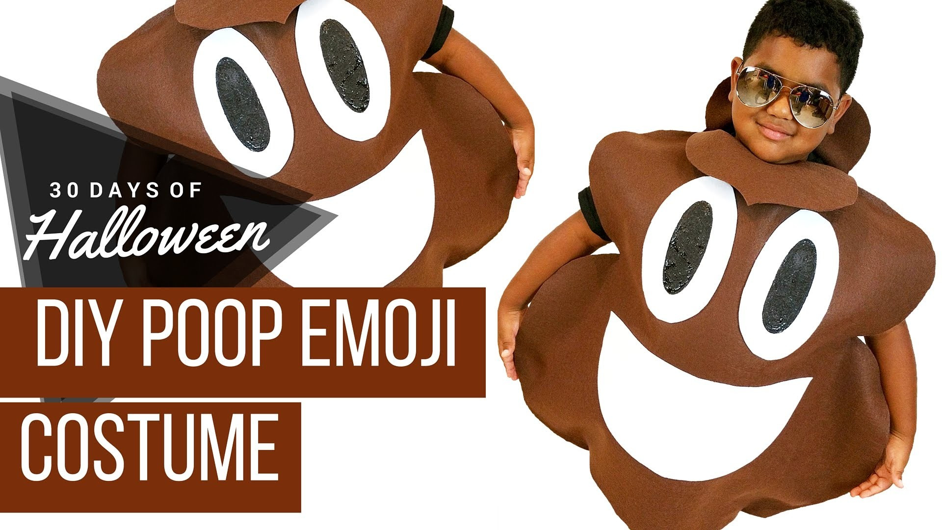Poop Emoji Costume DIY
 DIY Poop Emoji Costume JPHalloween 30 Days of Halloween