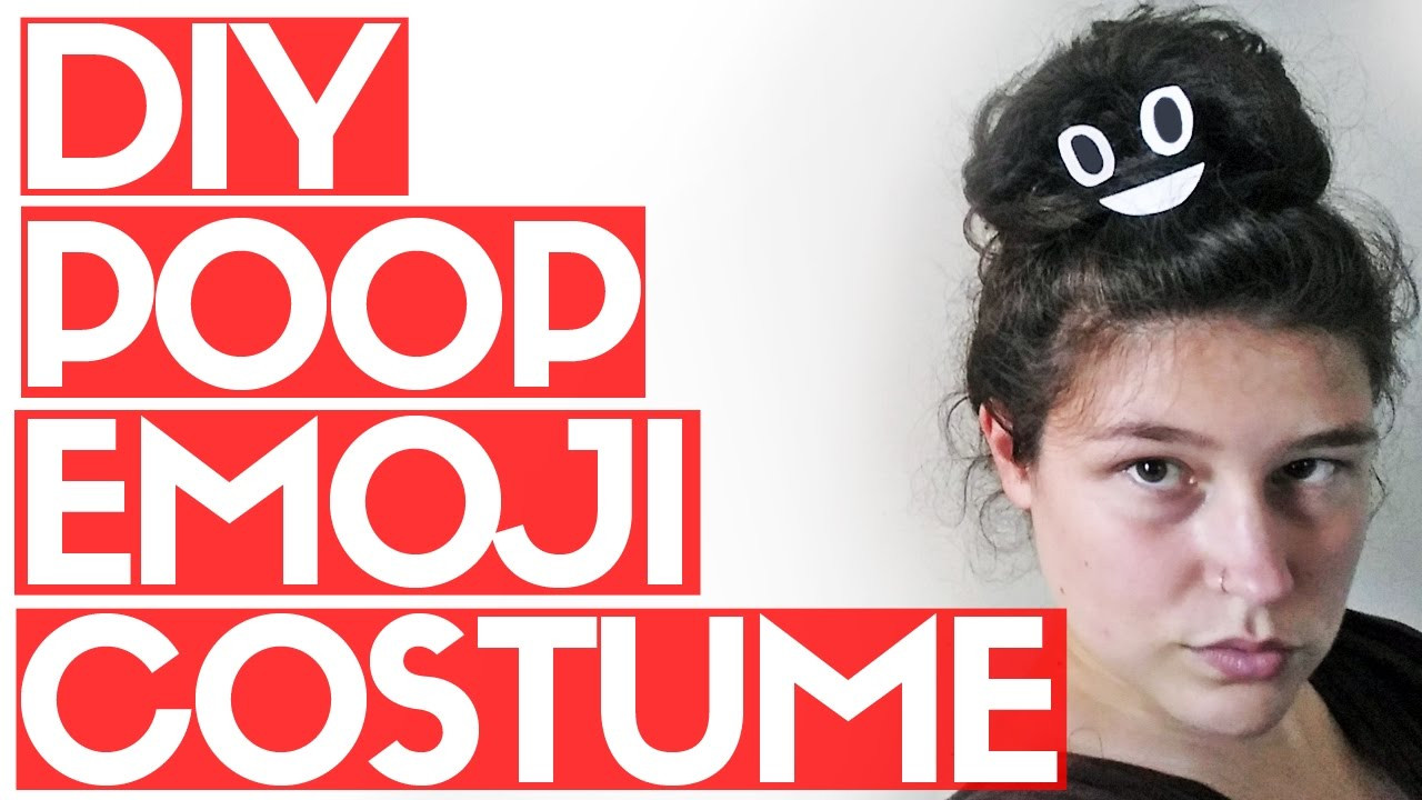 Poop Emoji Costume DIY
 DIY POOP EMOJI COSTUME