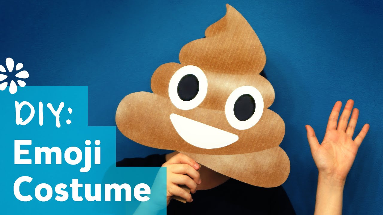 Poop Emoji Costume DIY
 DIY Emoji Costume