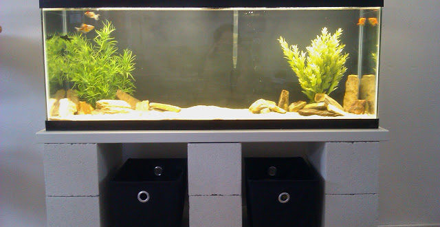 Poor Man'S DIY Aquarium Stand Plans
 Homemade Tank Stand