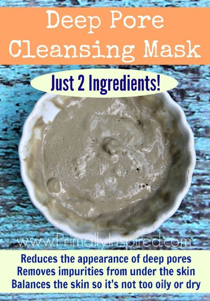 Pore Cleansing Mask DIY
 2 Ingre nt Deep Pore Cleansing Mask Recipe