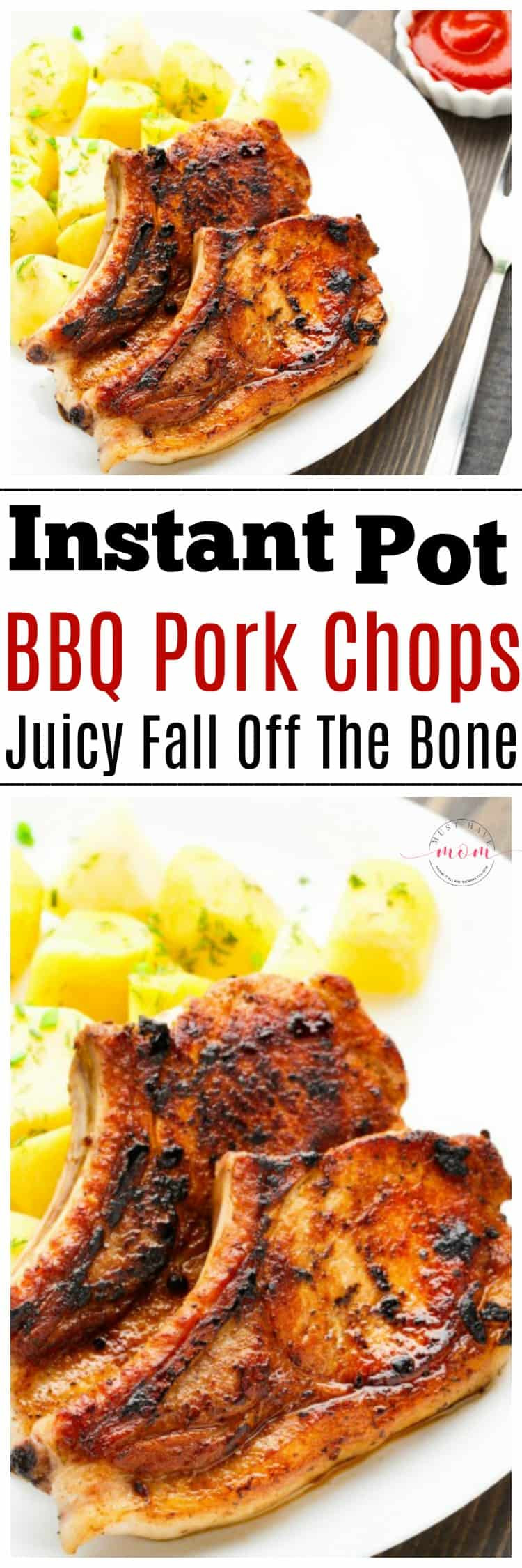 Pork Chop Recipes Instant Pot
 Instant Pot BBQ Pork Chops Recipe Must Have Mom