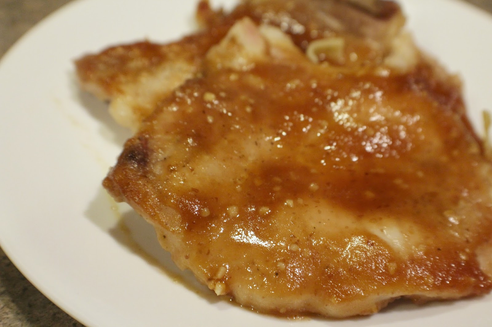 Pork Chops And Apple Sauce
 Snappily Ever After Applesauce Glazed Pork Chops