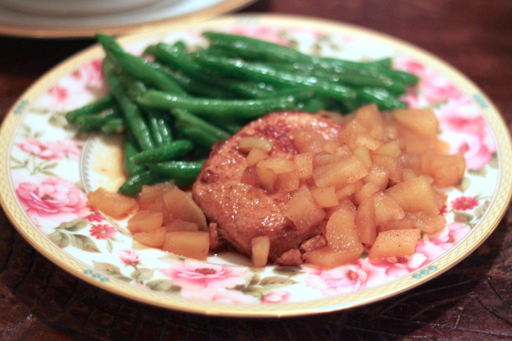Pork Chops And Apple Sauce
 Pork Chops With Homemade Applesauce – Ramshackle Glam