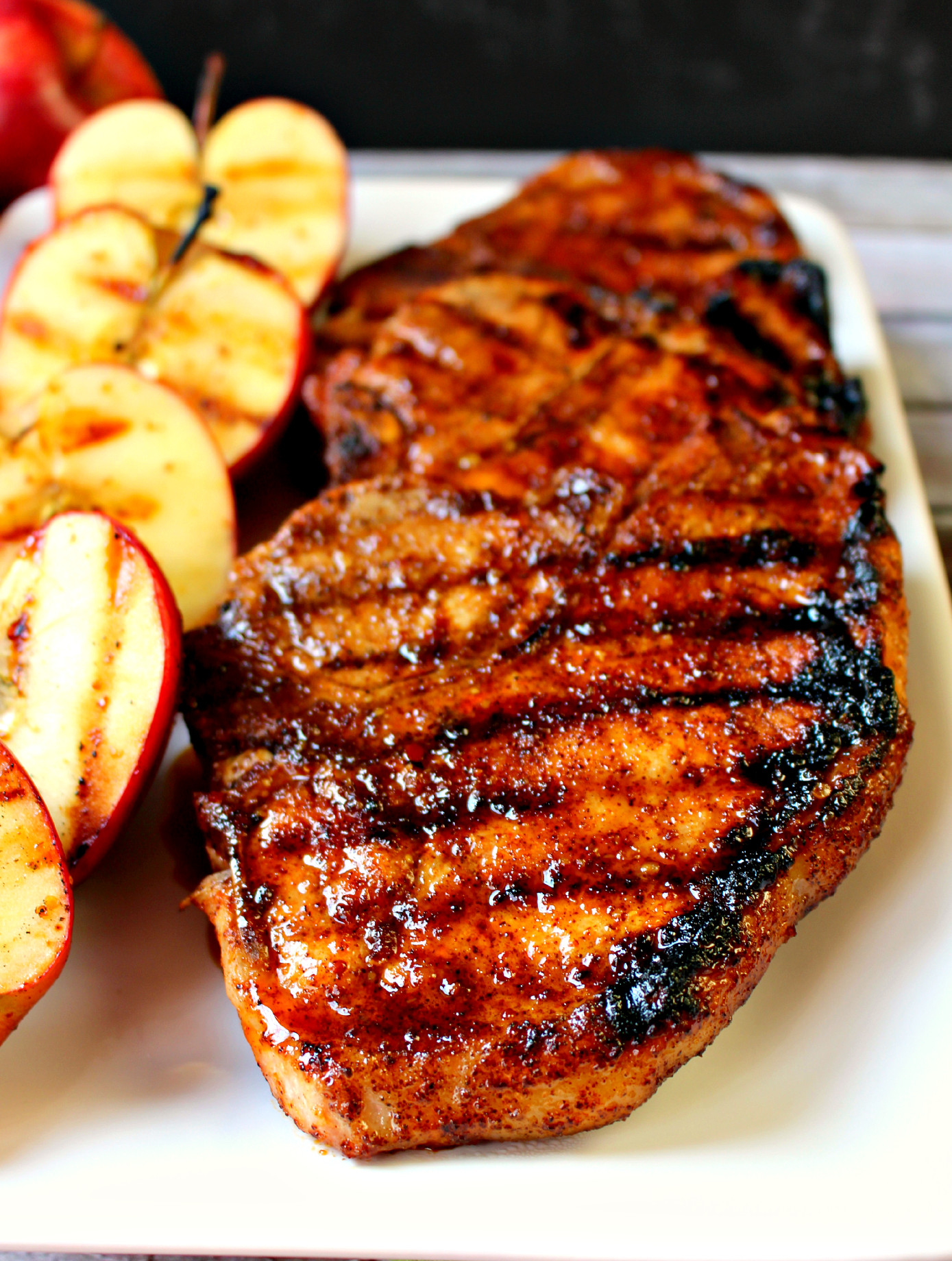Pork Chops On The Grill Recipes
 Grilled Apple Cider Glaze Pork Chop – Best Healthy BBQ