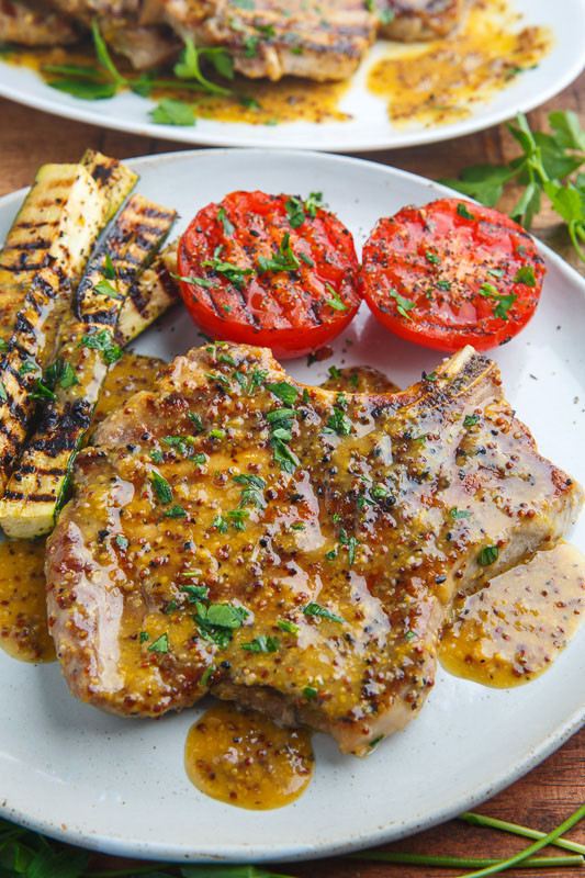 Pork Chops On The Grill Recipes
 Honey Mustard Grilled Pork Chops Recipe on Closet Cooking