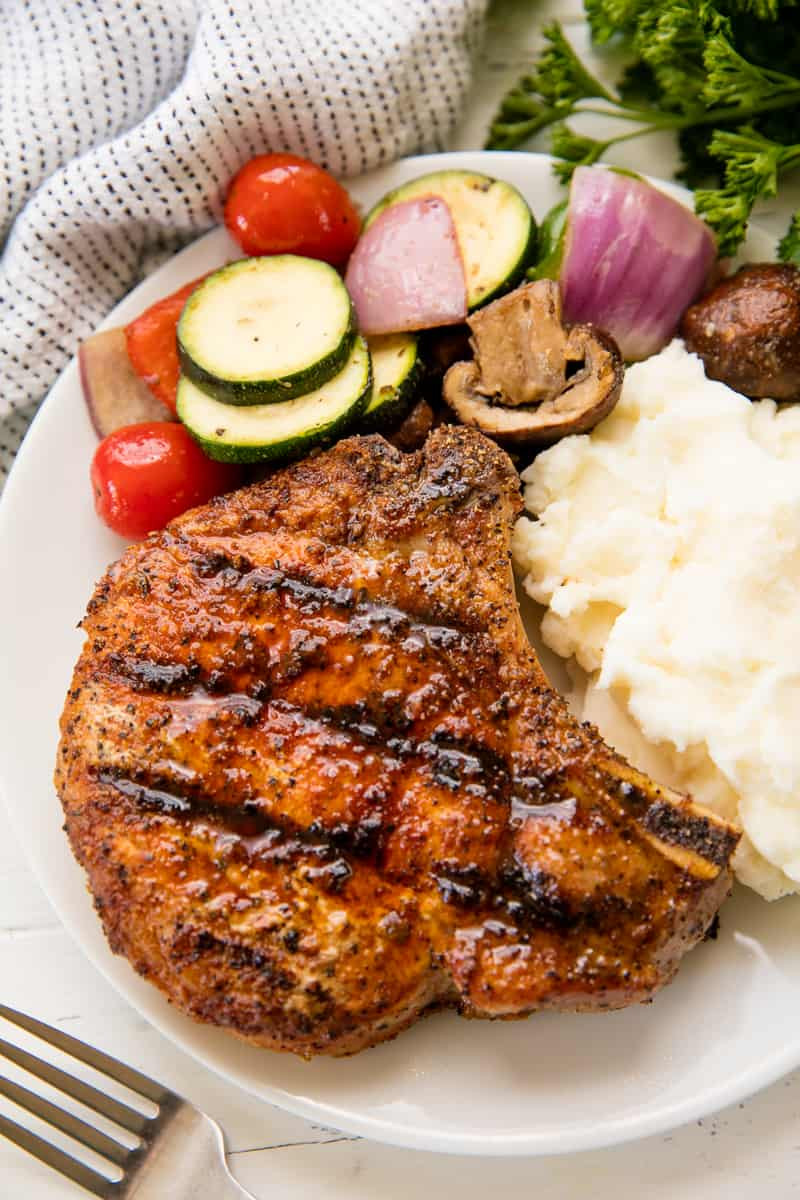 Pork Chops On The Grill Recipes
 Perfect Grilled Pork Chops thestayathomechef