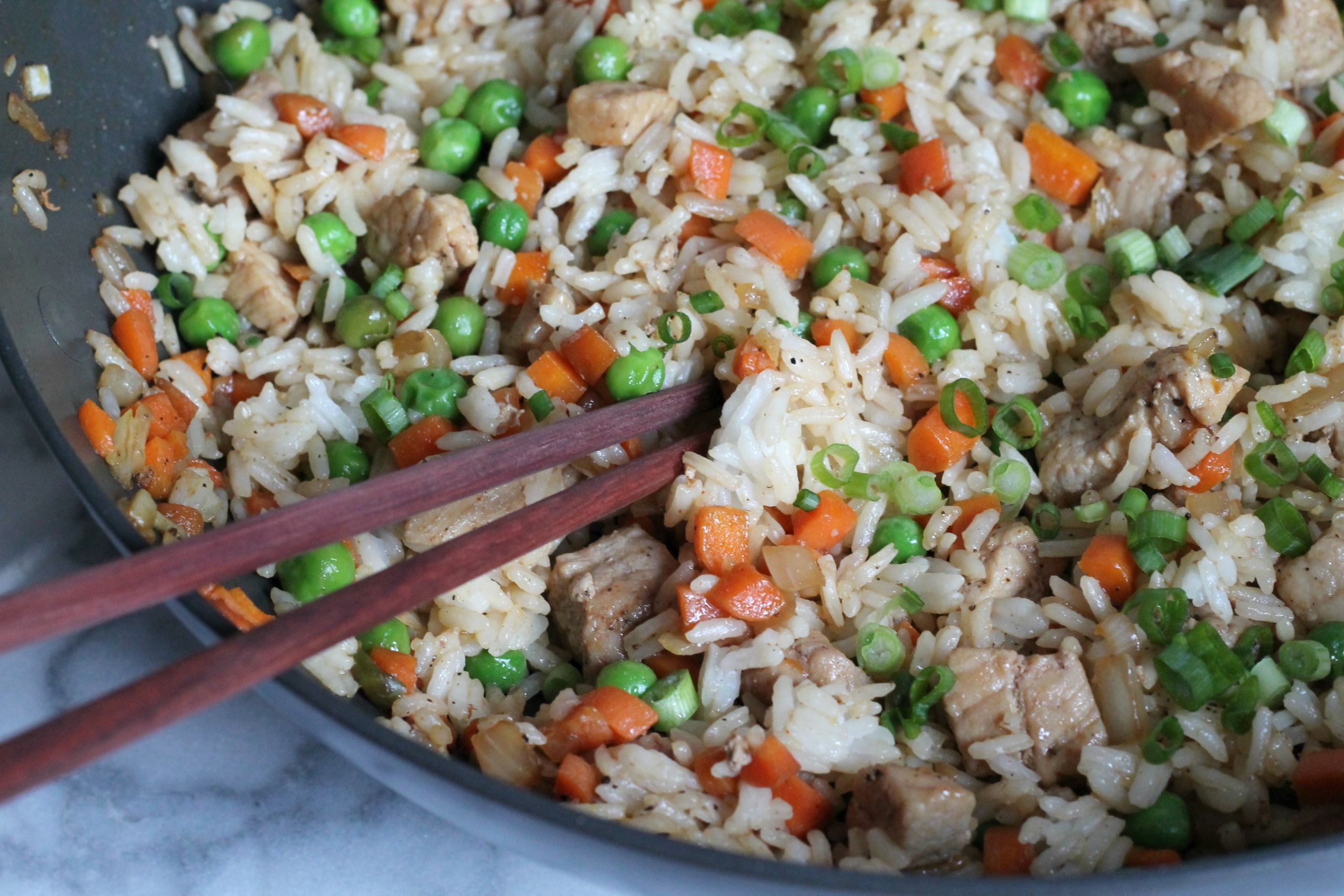 Pork Fried Rice Recipe
 Pork Fried Rice Cooking with Books