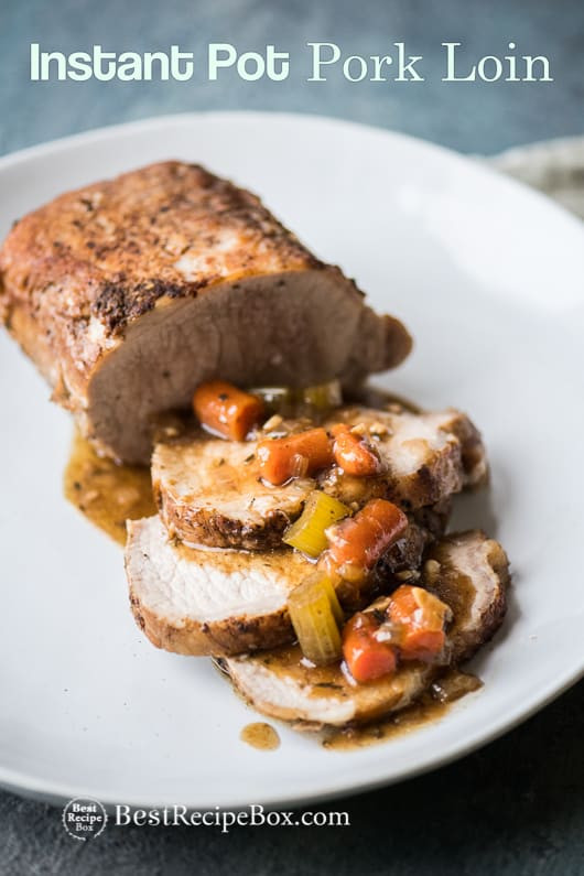 Pork Loin In The Instant Pot
 Instant Pot Pork Roast with Ve ables and Gravy in