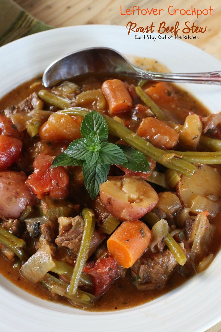 Pork Roast Stew
 Leftover Crockpot Roast Beef Stew Can t Stay Out of the