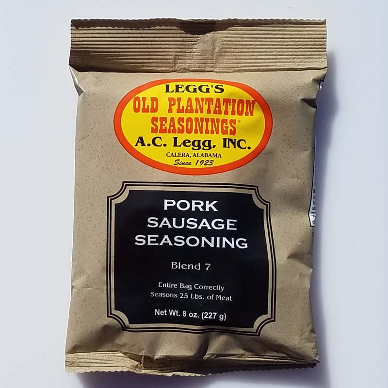 Pork Sausage Seasoning
 AC Legg s Old Plantation Sausage Seasonings BBQ Rubs