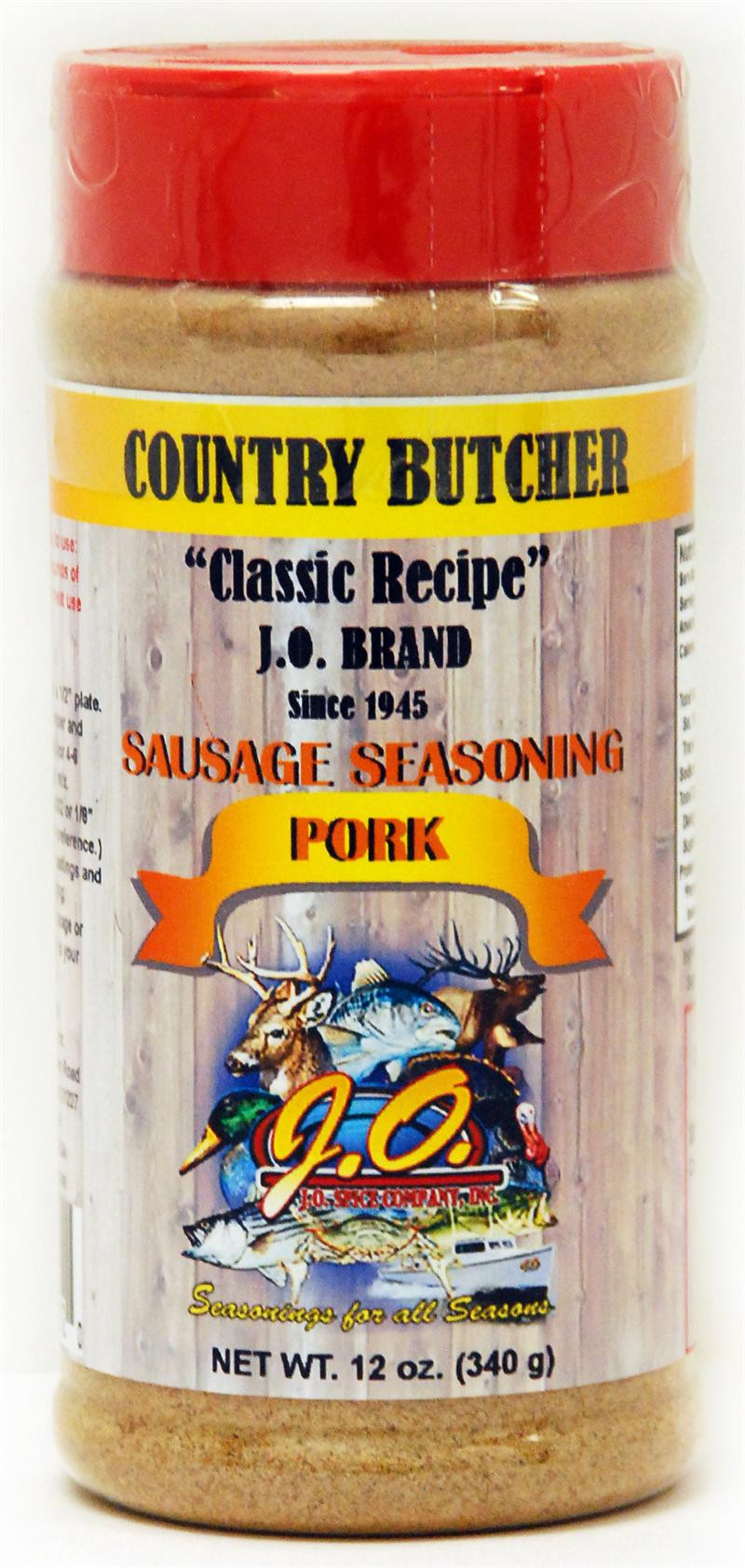 Pork Sausage Seasoning
 Pork Sausage Seasoning 12 oz Container