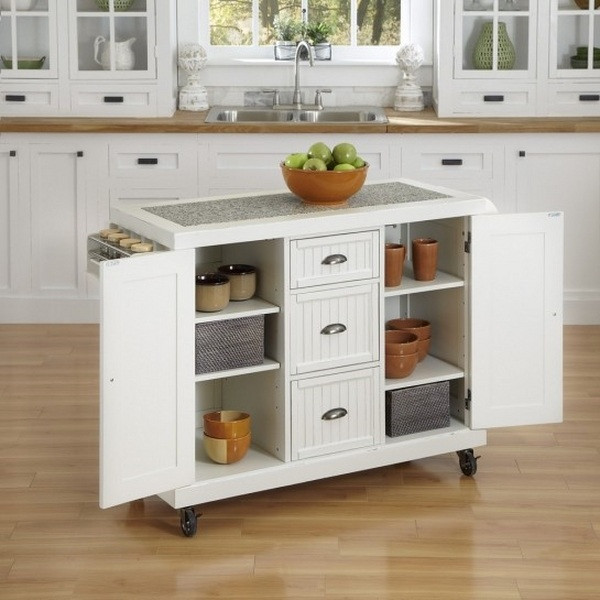 Portable Kitchen Island With Storage
 Freestanding pantry cabinets – kitchen storage and
