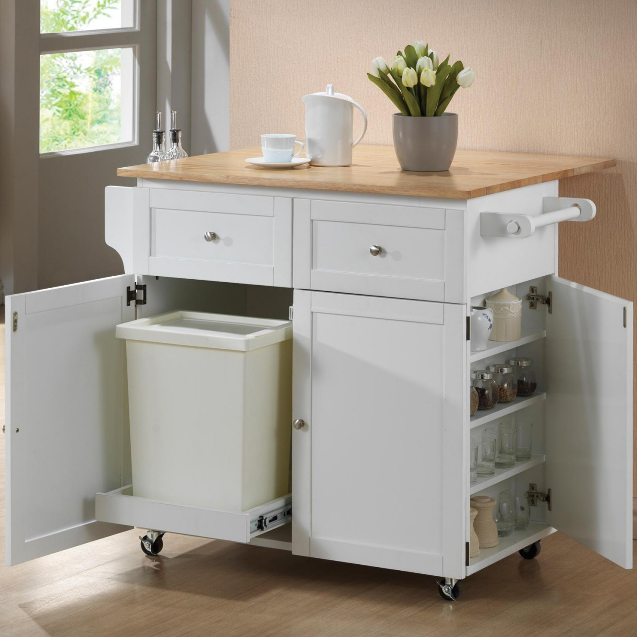 Portable Kitchen Island With Storage
 15 Amazing Movable Kitchen Island Designs and Ideas