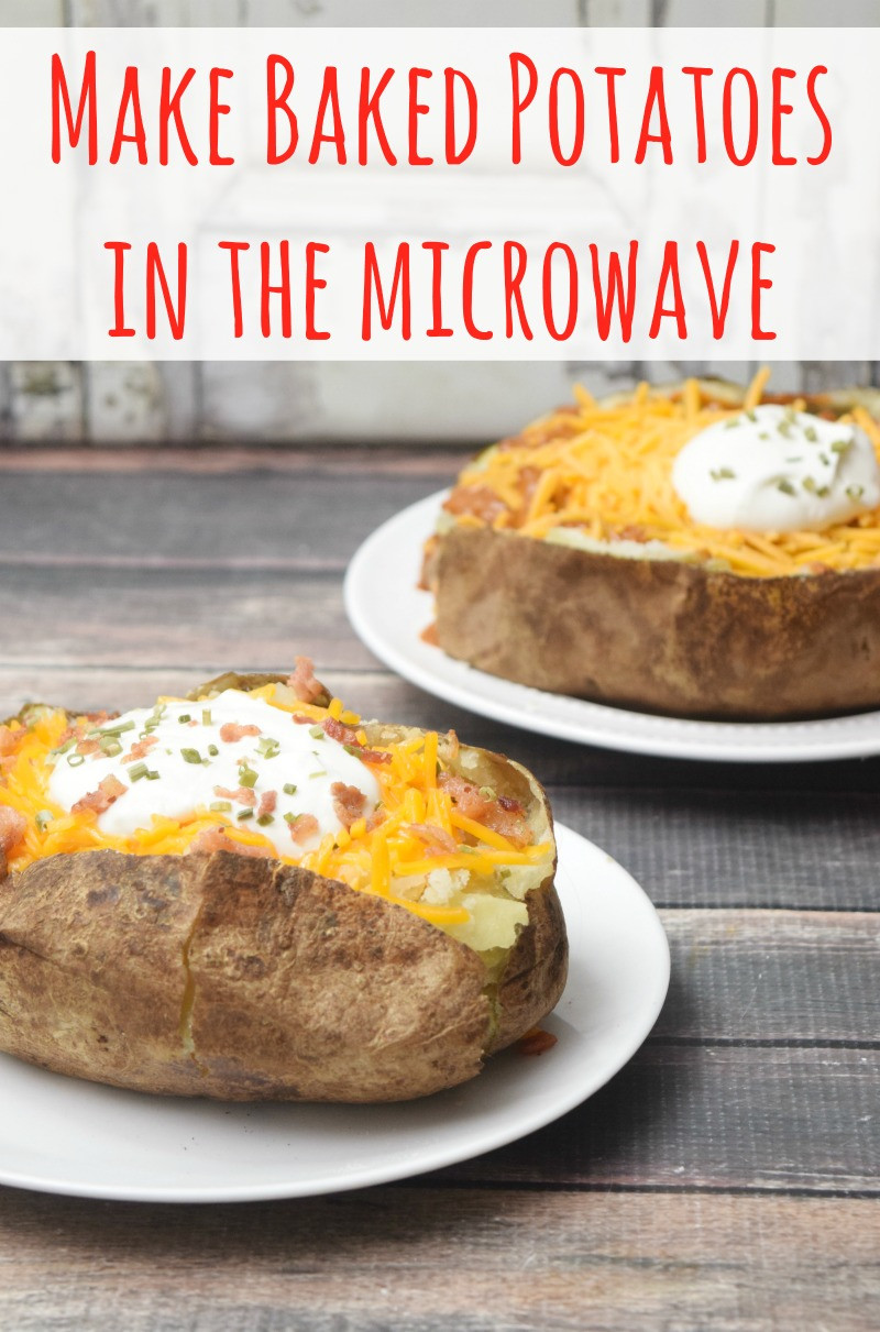 Potato In Microwave
 Microwave Baked Potatoes