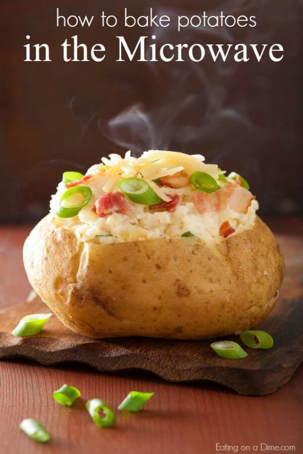 Potato In Microwave
 Microwave Baked Potato How to bake a potato in the microwave