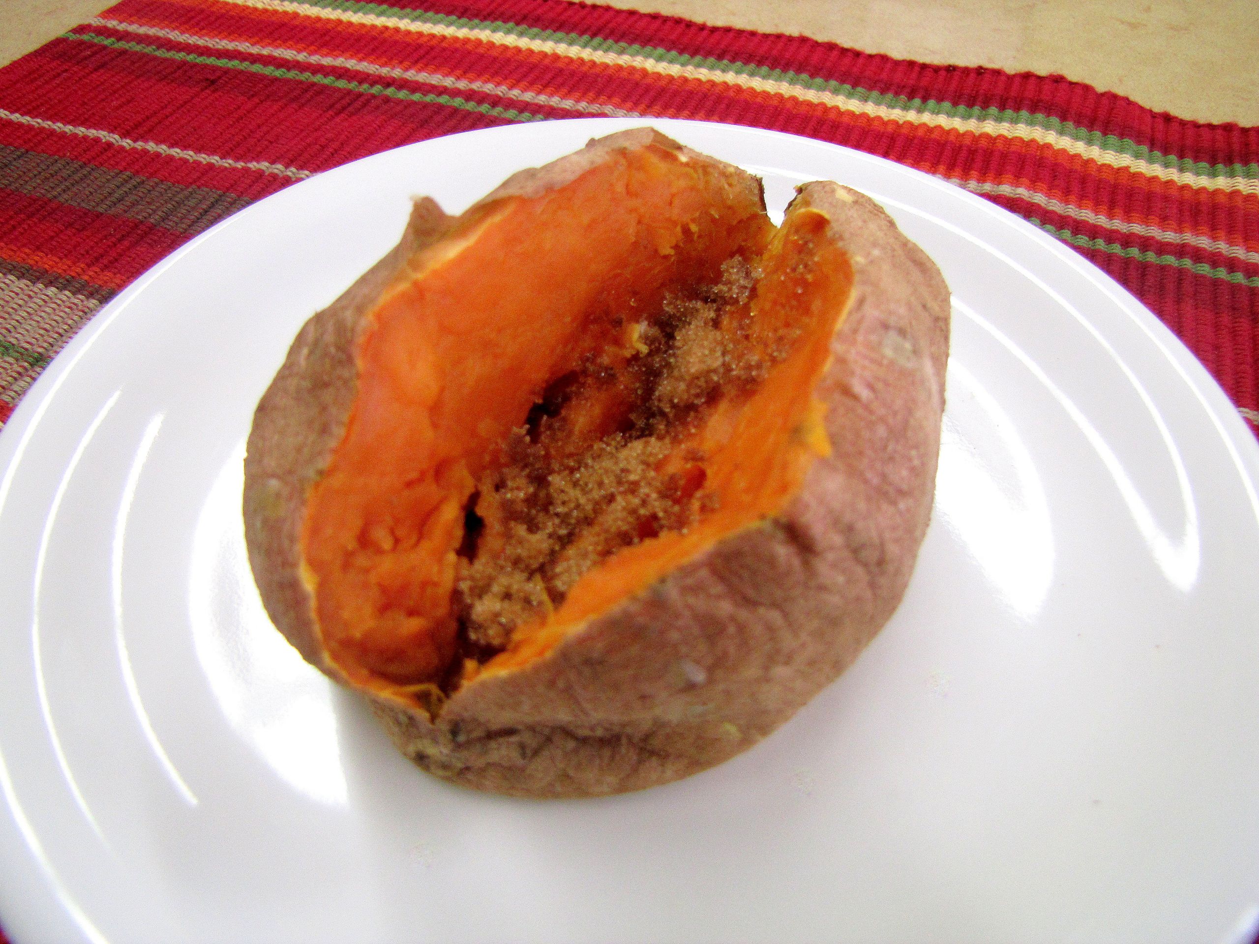 Potato In Microwave
 Microwave Sweet Potato or Baked Potato — Food and Nutrition