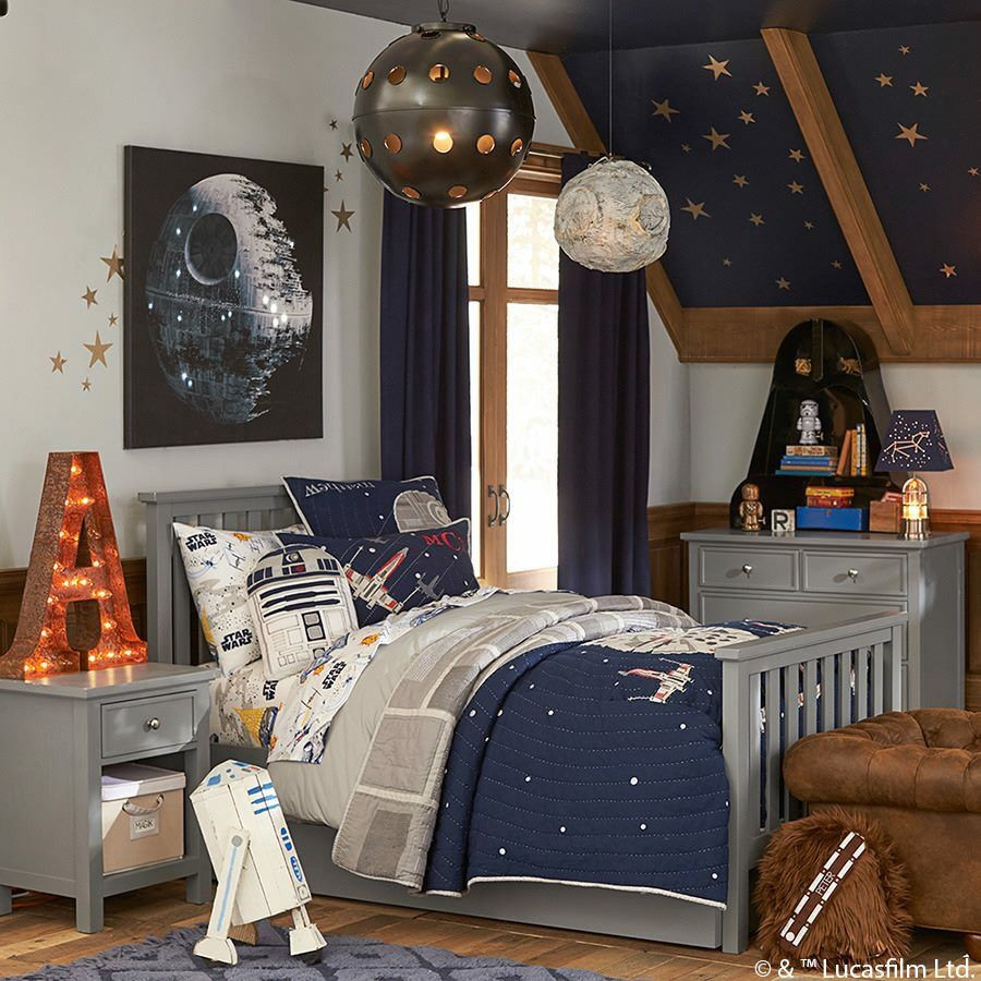 Pottery Barn Kids Boys Room
 Pottery barn kids Star Wars bedroom