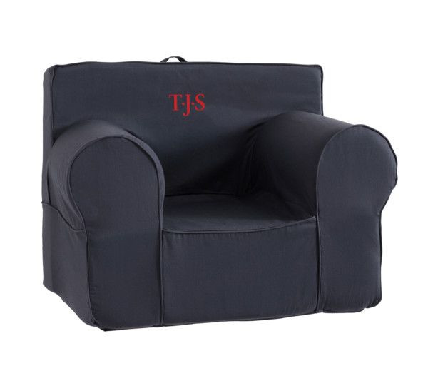 Pottery Barn Kids Chair Covers
 Oversized Dark Blue Twill Anywhere Chair in 2020