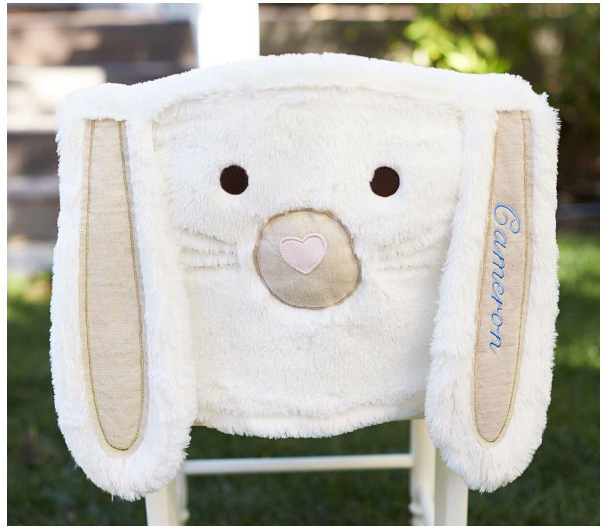 Pottery Barn Kids Chair Covers
 Easter chair cover