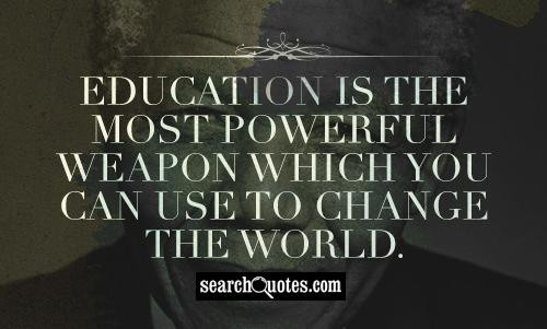 Power Of Education Quotes
 Powerful Education Quotes QuotesGram