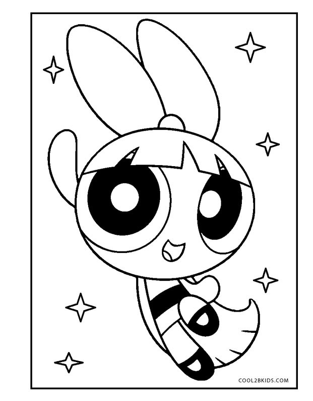 Powerpuff Girls Coloring Sheet
 Free Printable Powerpuff Girls Coloring Pages