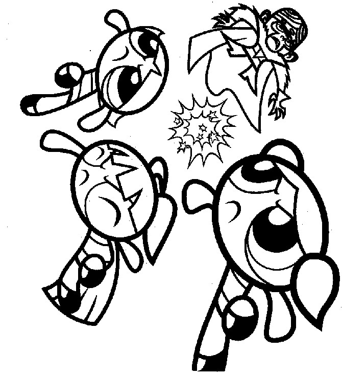 Powerpuff Girls Coloring Sheet
 Powerpuff Girls Coloring Pages