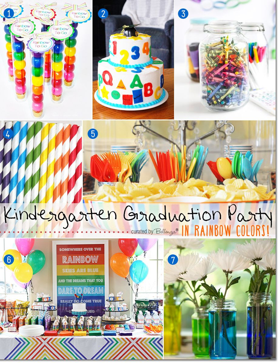 Pre Kindergarten Graduation Party Ideas
 Fun Ideas for a Kindergarten Graduation Party in Rainbow