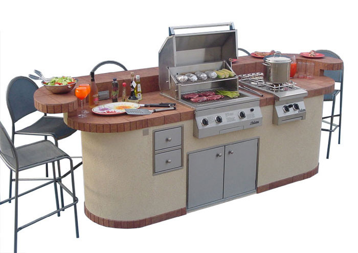 Prefab Outdoor Kitchen Island
 6 Fabulous Prefab outdoor kitchen grill islands